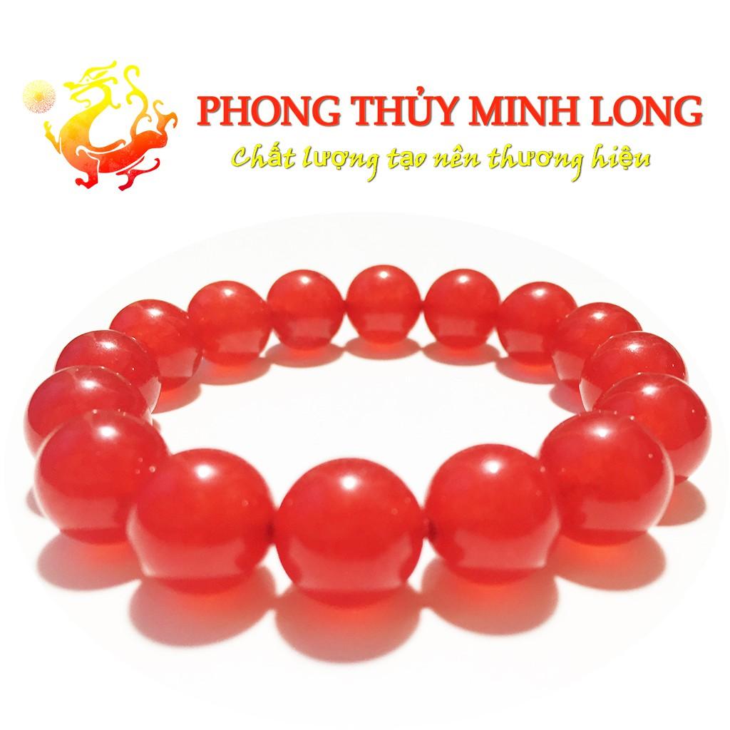 Vòng tay đá Mã Não Đỏ chất lượng 3A