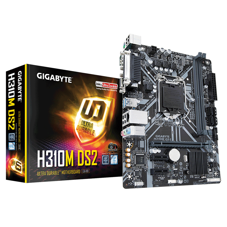 Bo Mạch Chủ Mainboard GigaByte H310M DS2 Socket LGA 1151-v2 - Hàng Chính Hãng