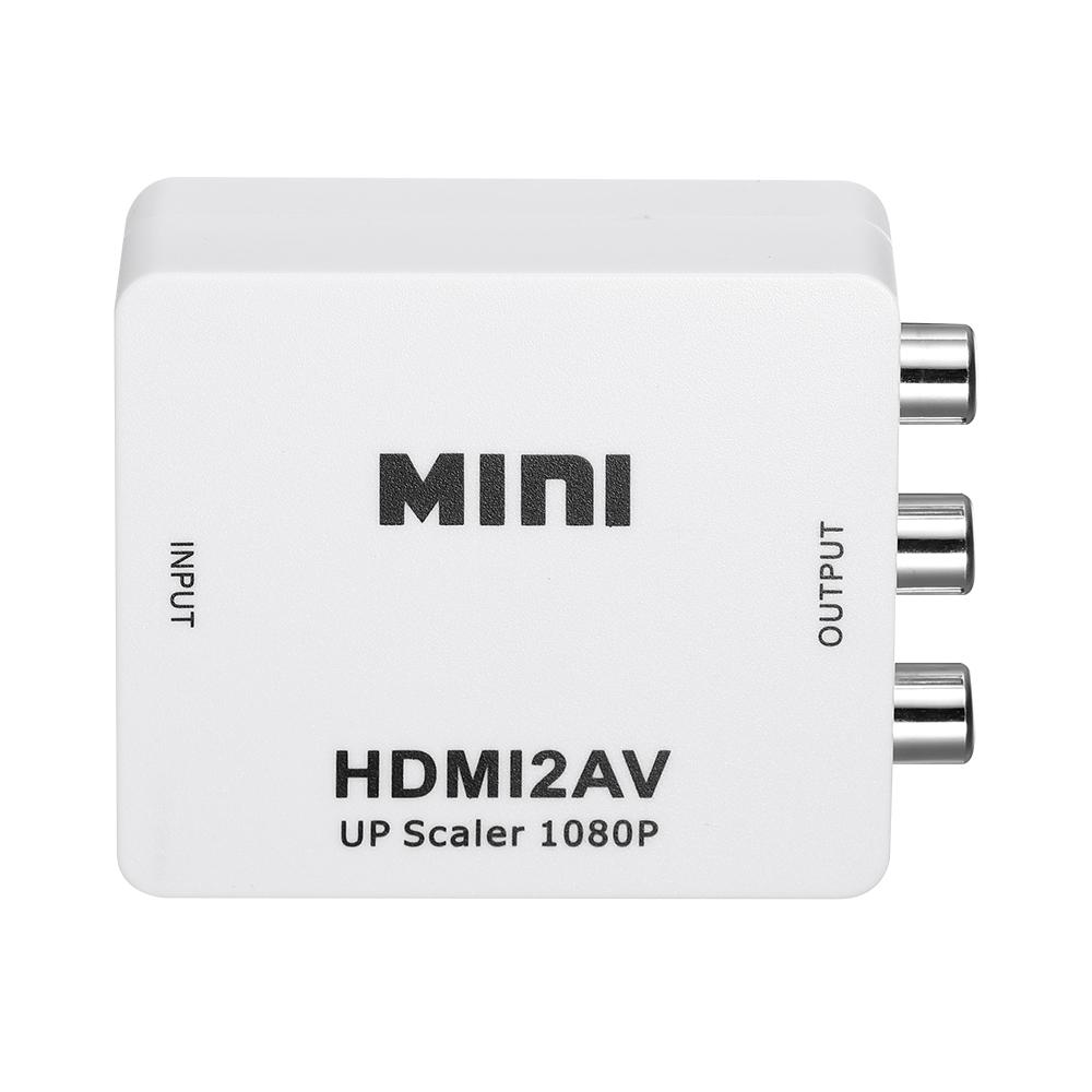 HD to AV Converter Digital Signal to RCA Video Converter 1080P Resolution Support NTSC/PAL Standard