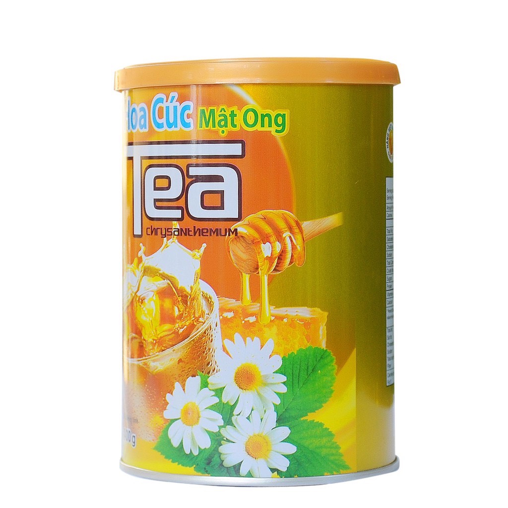 Trà hoa cúc mật ong Thanh Bình - Lon 400g, tốt cho bà bầu, lợi sữa, giảm cân, thanh lọc, đẹp da, tăng cường đề kháng 