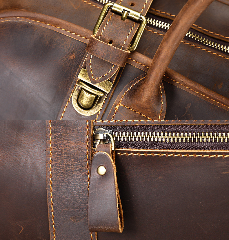 Túi xách du lịch DA BÒ THẬT phong cách mới - BEE GEE T1105