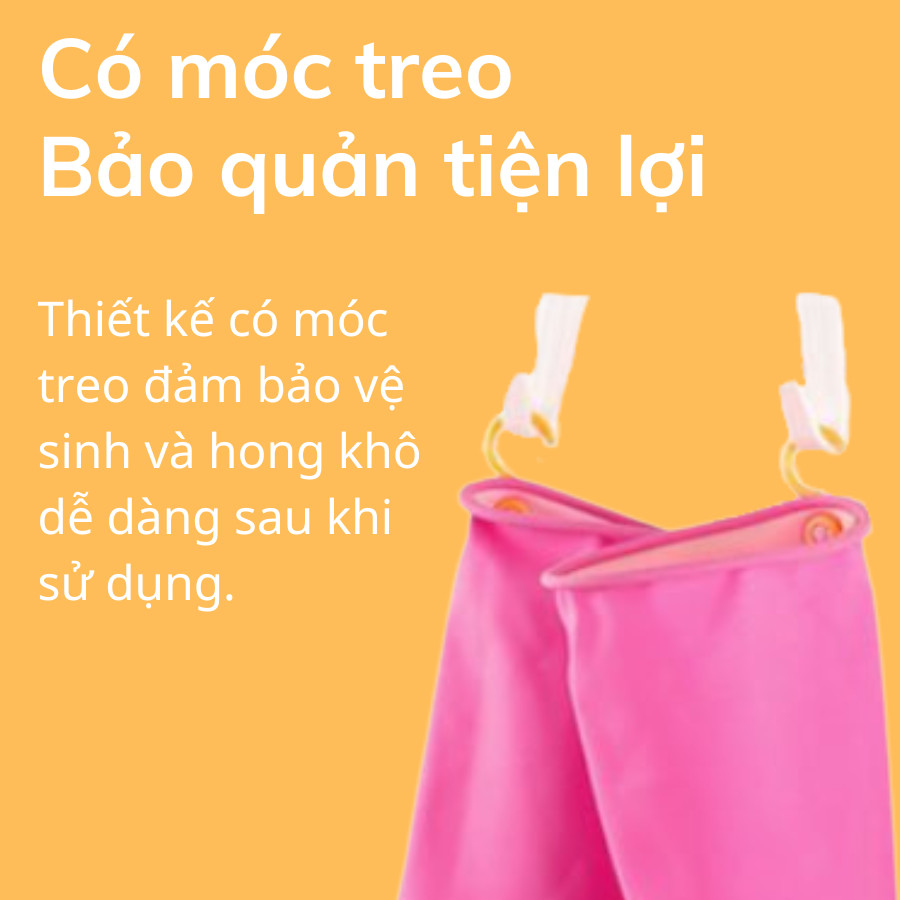 Hàng Tặng Không Bán - 2 Đôi Găng Tay Cao Su Tự Nhiên Kim Cương L