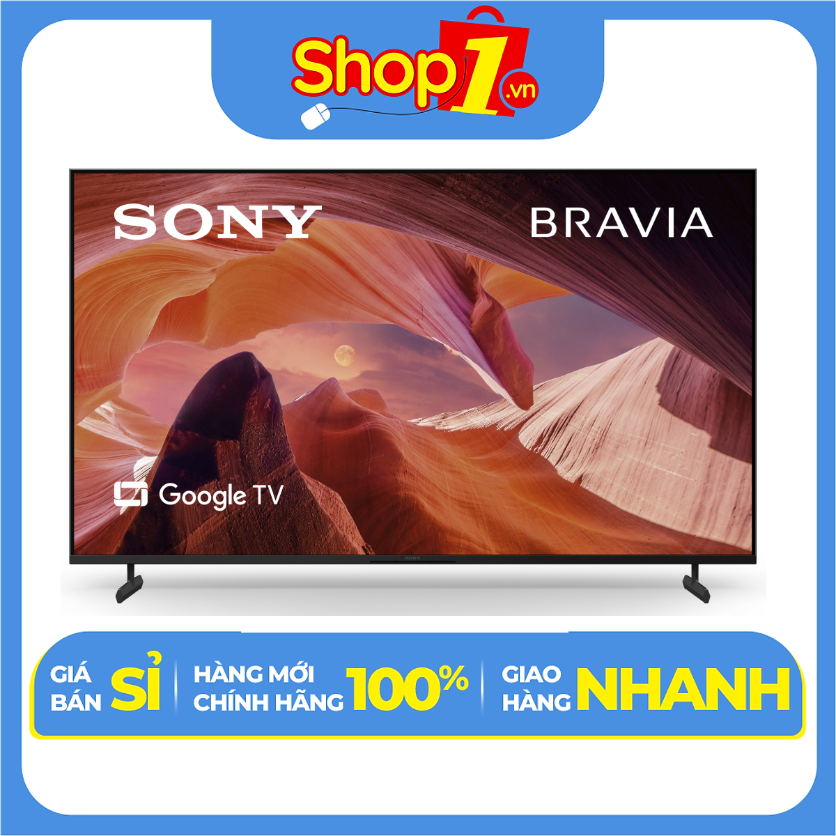 Google Tivi Sony 4K 75 inch KD-75X80L - Hàng Chính Hãng - Chỉ Giao Hà Nội