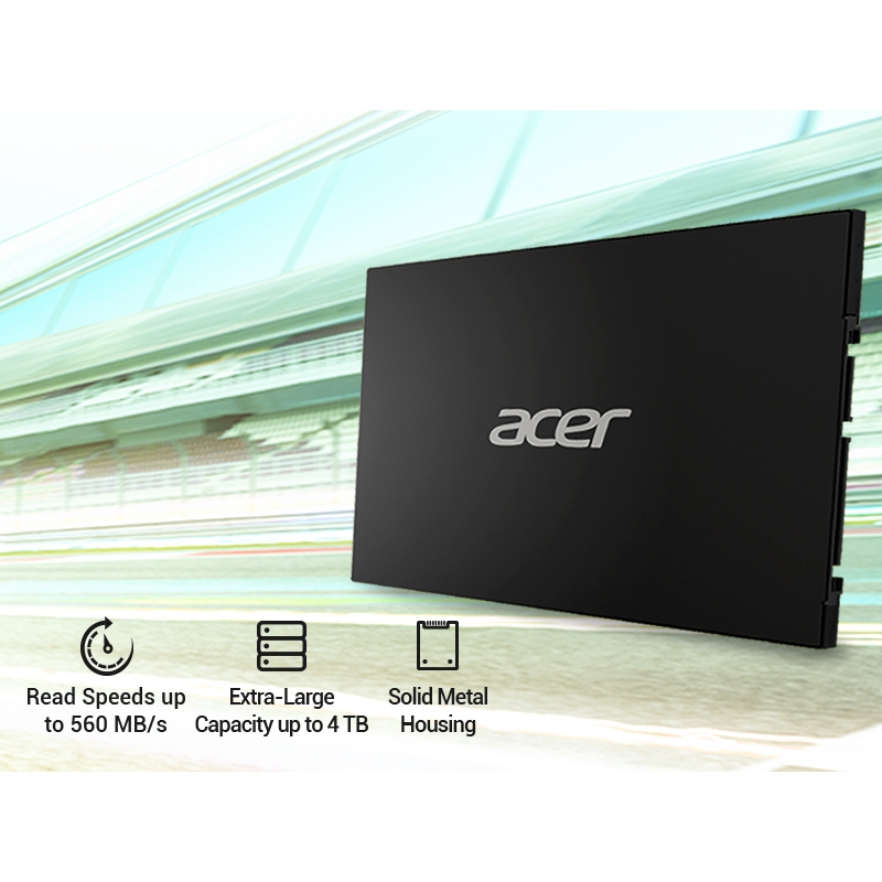 Ổ cứng SSD Acer RE100 2.5 inch SATA 3 tốc độ đọc 560MB/s 128GB/256GB/512GB - Hàng chính hãng bảo hành 5 năm