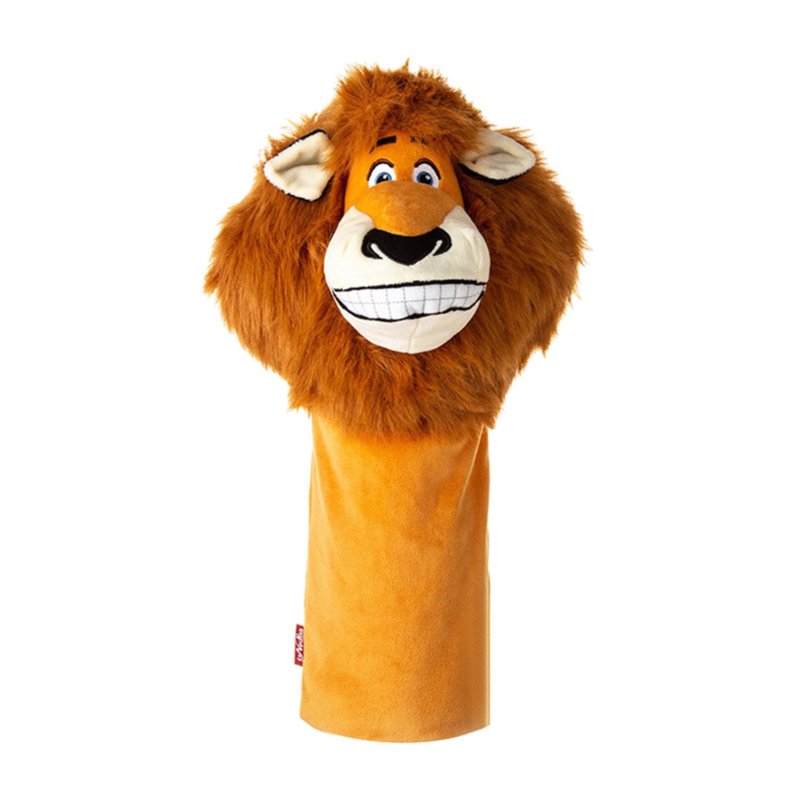 Cute Plush Golf Head Cover Animal Lion Club No.1 Driver Headcover Protective Professional Universal Club Carrying Protector Accessories for Golfer