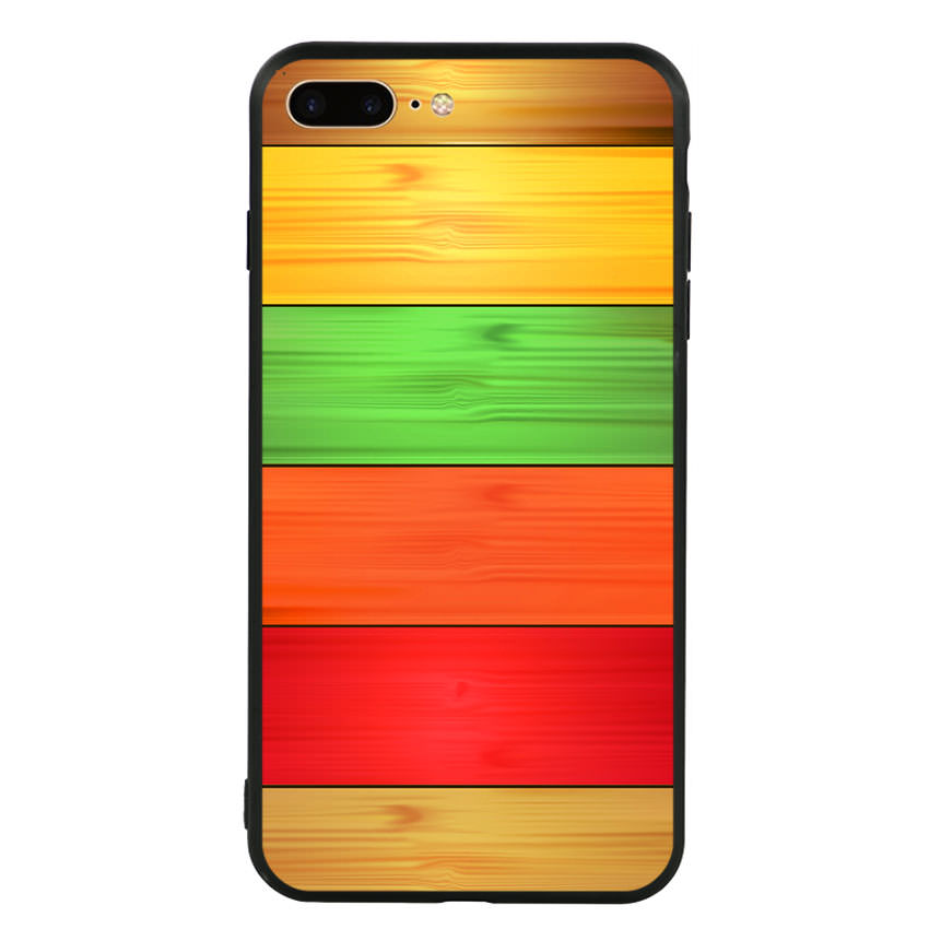 Ốp lưng viền TPU cho điện thoại Iphone 7 Plus/8 Plus - Sắc Màu