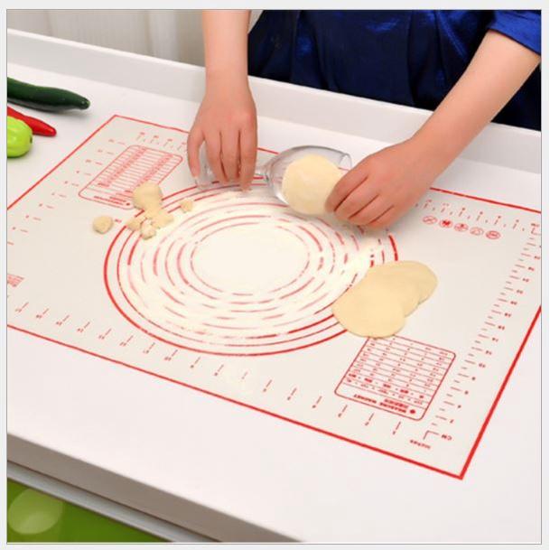 Thảm lớn 60x40cm chịu nhiệt nướng bánh / Nhào Bột Làm Bánh Pizza / Bánh Ngọt Cho Nhà Bếp Tiện Dụng