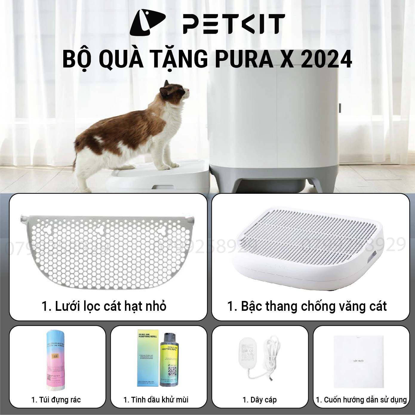 Nhà Vệ Sinh Cho Mèo Tự Động PETKIT Pura X