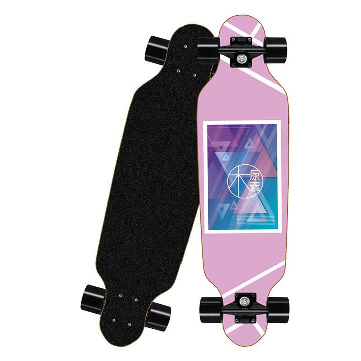Ván Trượt Longboard Mặt Nhám Cao Cấp, Gỗ Ép 7 Lớp, Bánh Cao Su PU