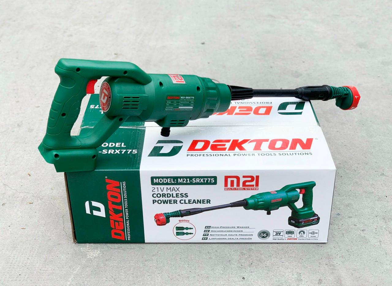 MÁY XỊT RỬA XE DÙNG PIN 21V DEKTON M21-SRX775 - HÀNG CHÍNH HÃNG