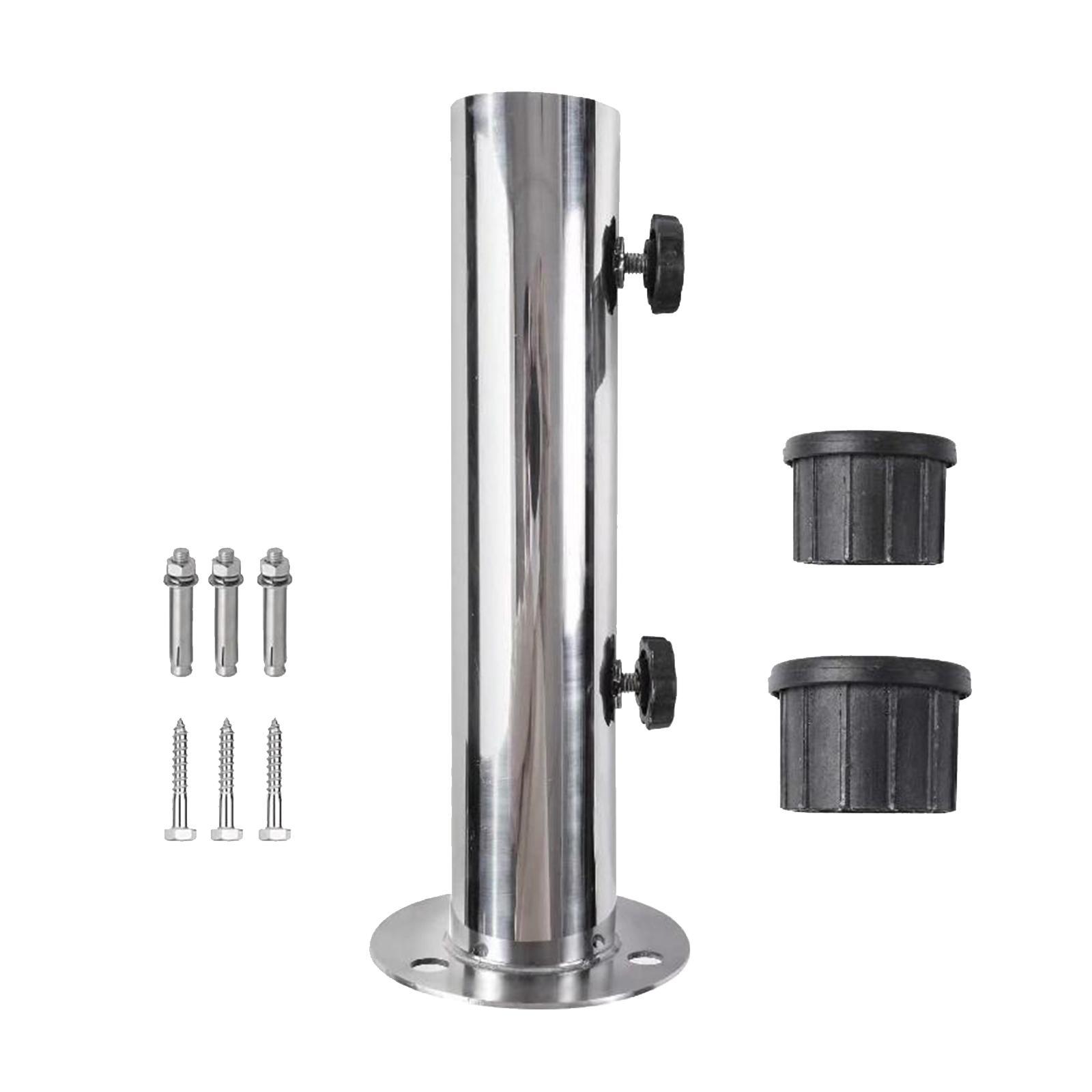 Deck Umbrella Base Stand Umbrella Mount Replacement Parasol Umbrella Clamp Sun Umbrella Holder for Pontoons Docks Beach Backyard