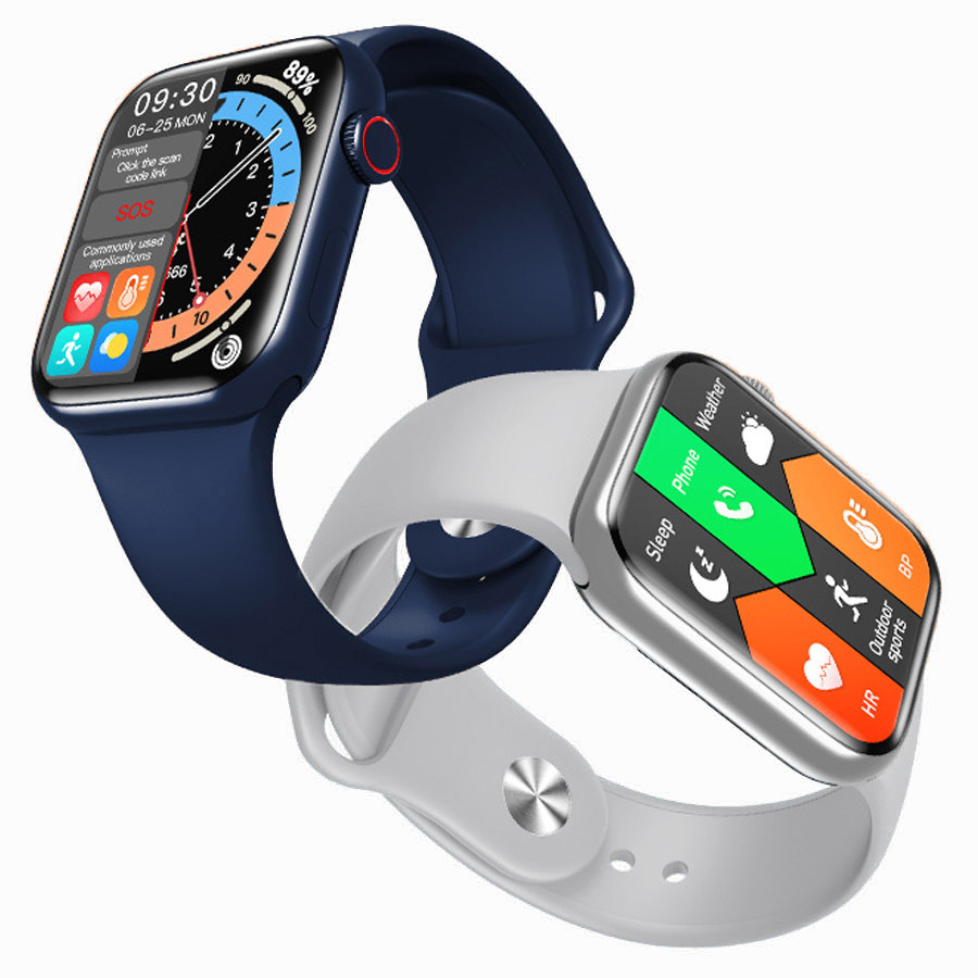 Đồng hồ thông minh Hw16 màn hình siêu sắc nét IPS 1.72 , thay hình nền tùy ý , nghe gọi trực tiếp , chống nước , pin trâu 3-5 ngày