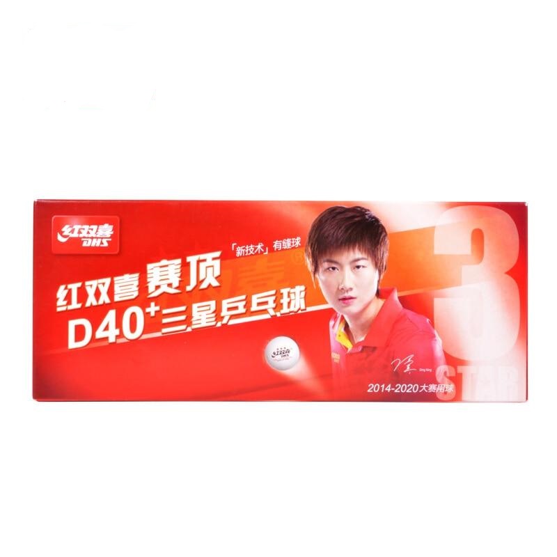 QUẢ BÓNG BÀN THI ĐẤU DHS D40+ DINGNING - 3 SAO CHUẨN THI ĐẤU THẾ GIỚI