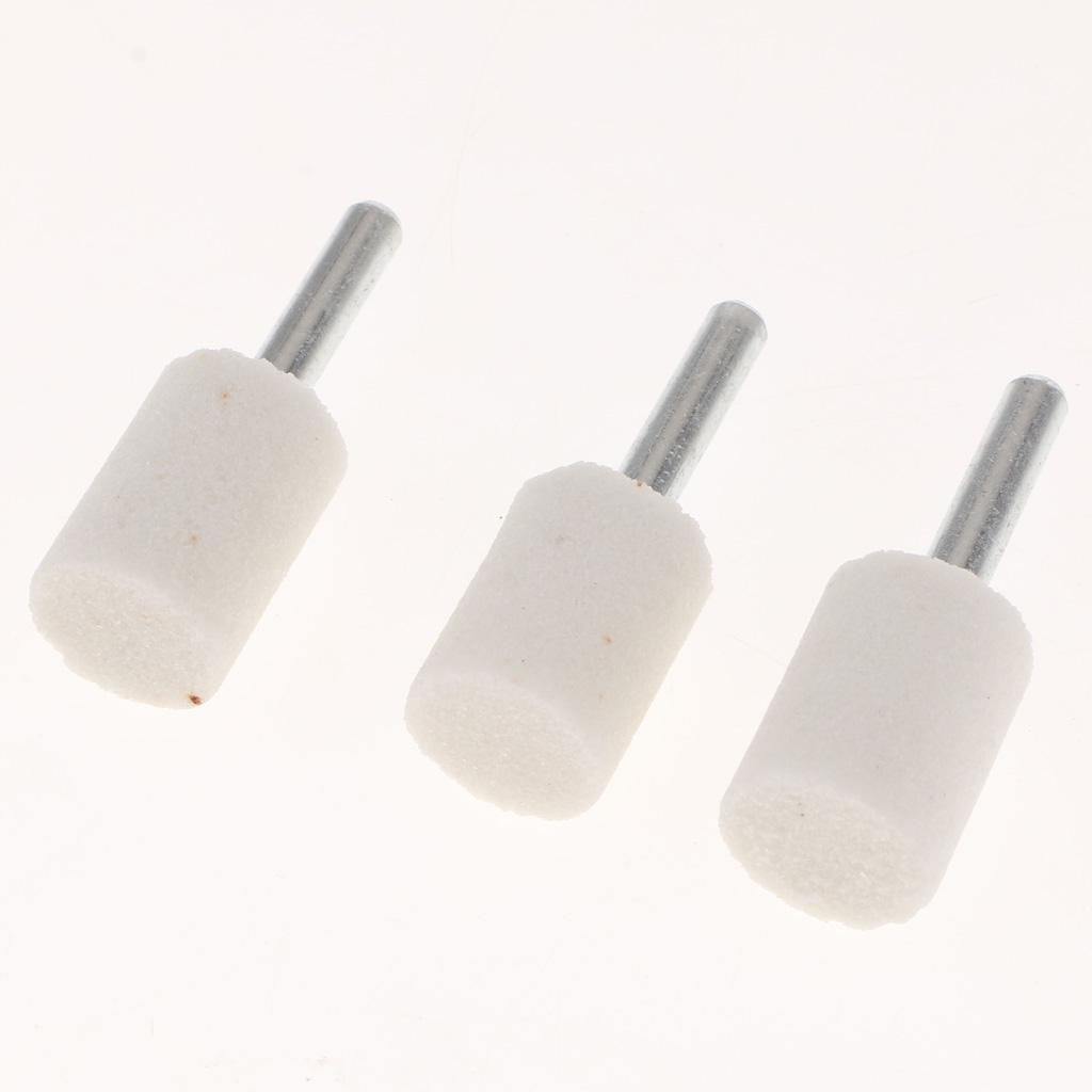 6mm Shank Grinding Head Cylinder Bit Fits Metal Glass Polishing 10pc/set