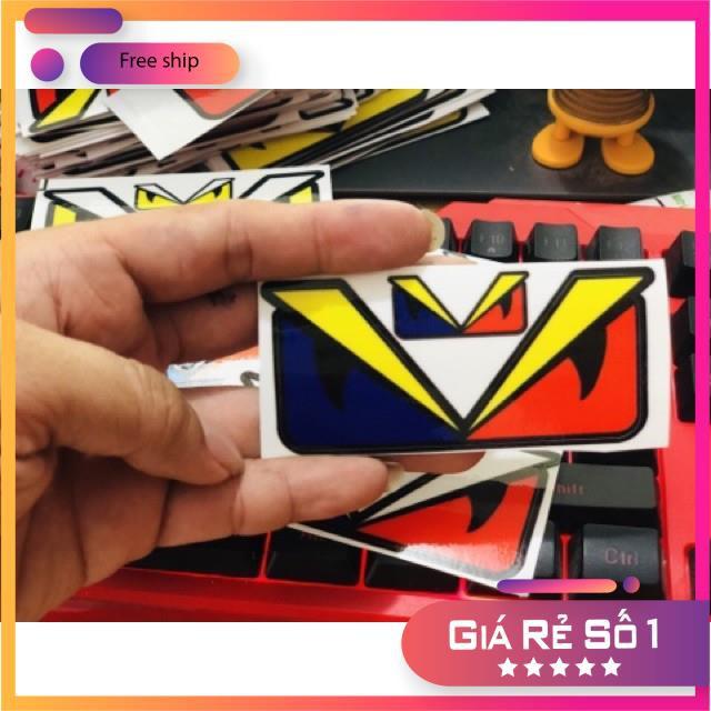 Tem mắt fendy nhỏ size 4x8.5