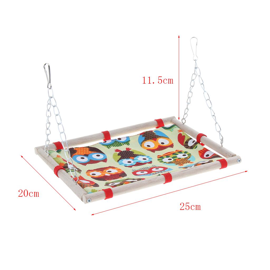 Little Pet Gerbil House Hammock Small Animal Bed Cage Nest Swing Mat