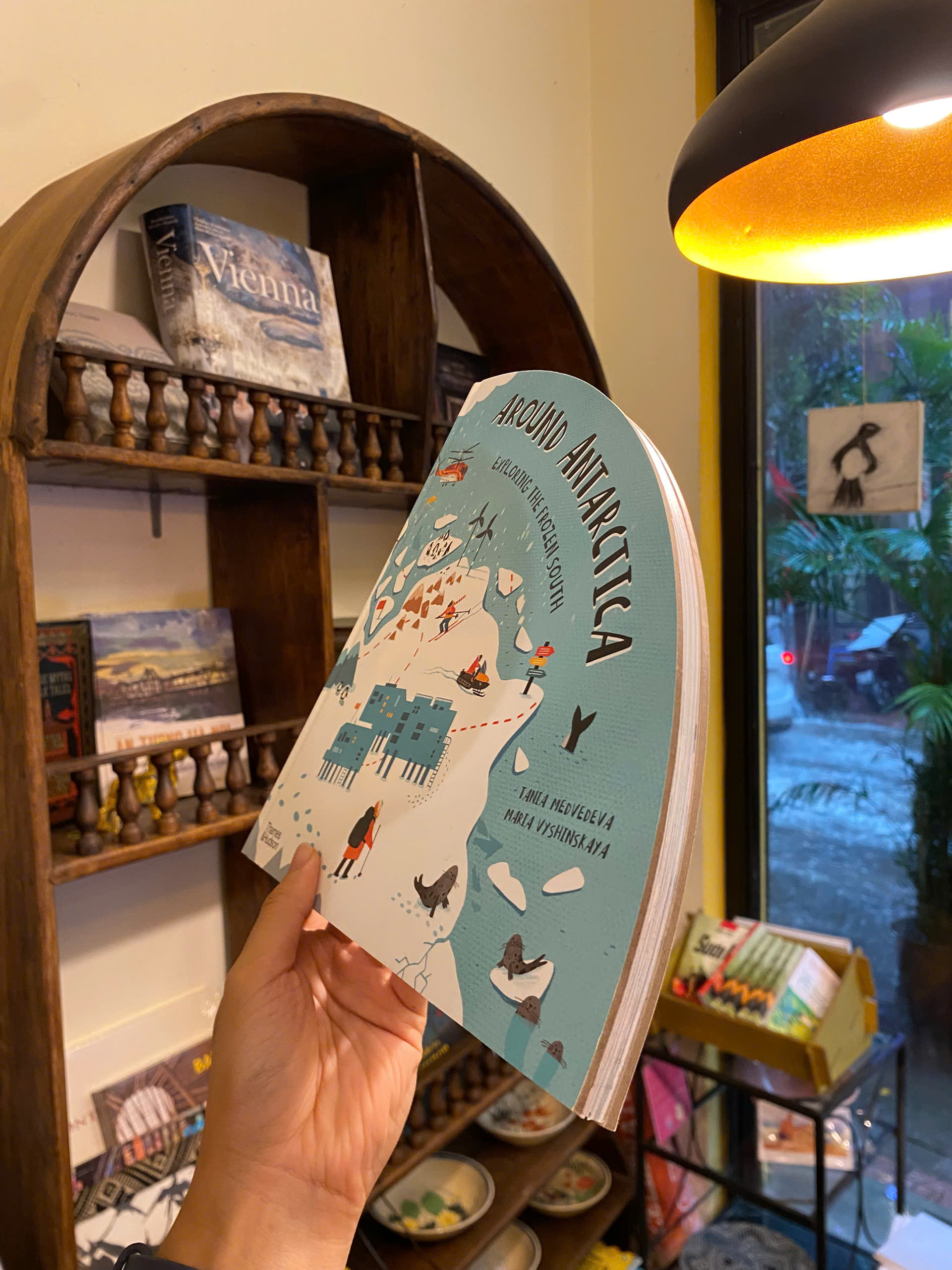 Sách - Around Antarctica: Exploring the Frozen South by Tania Medvedeva | Children English Book