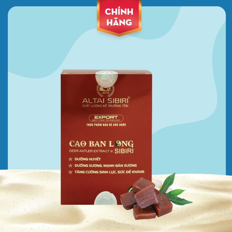 Cao Ban Long Sibiri - Hộp 50g - Hỗ trợ tốt cho xương khớp, bồi bổ sức khỏe, tăng cường sinh lực