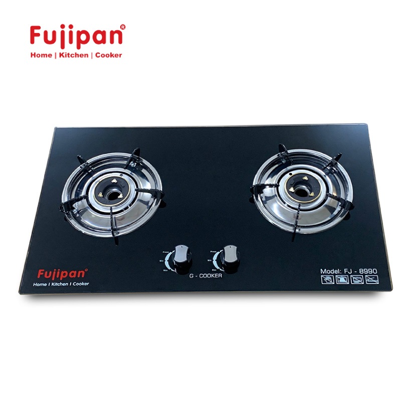 Bếp gas âm Fujipan FJ-8990M3, Đánh lửa IC, Chén đồng nguyên khối - Hàng chính hãng