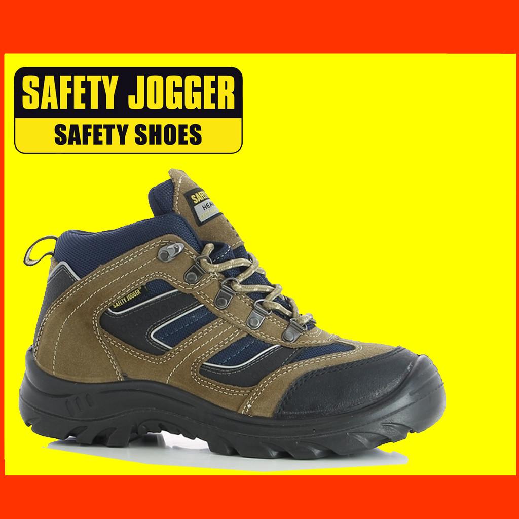 HÀNG CHÍNH HÃNG Giày Bảo Hộ Lao Động Safety Jogger X2000, Da Chất Lượng Cao, Đế PU, Chống Đâm Xuyên, Va Đập Mạnh – Nâu Đen – 41