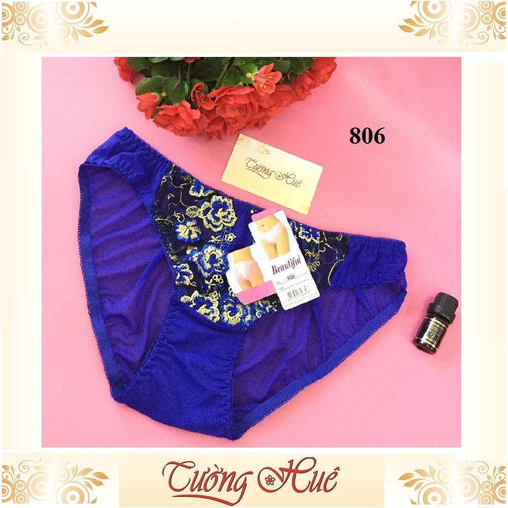BỘ3 Quần lót nữ Beautiful 806 quần lót ren lưới cỡ lớn 2XL MÀU NGẪU NHIÊN.