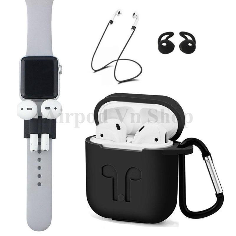 Bao Case Ốp dành cho airpod 1 và 2, tai nghe bluetooth i11,i12, i100, i200, i9s... silicon trơn tặng 4 món