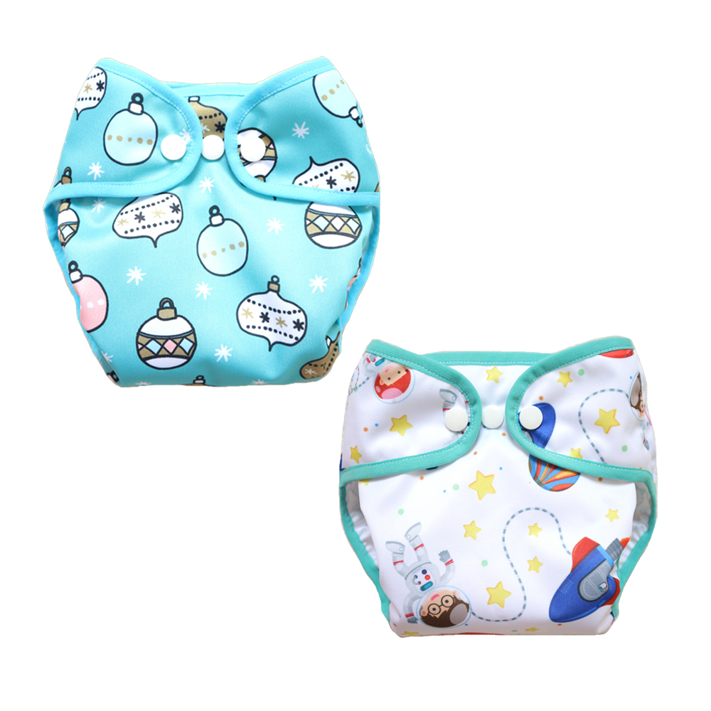 Combo 2 bộ tã vải Sơ sinh BabyCute size SS (2 - 5kg) - Giao mẫu ngẫu nhiên