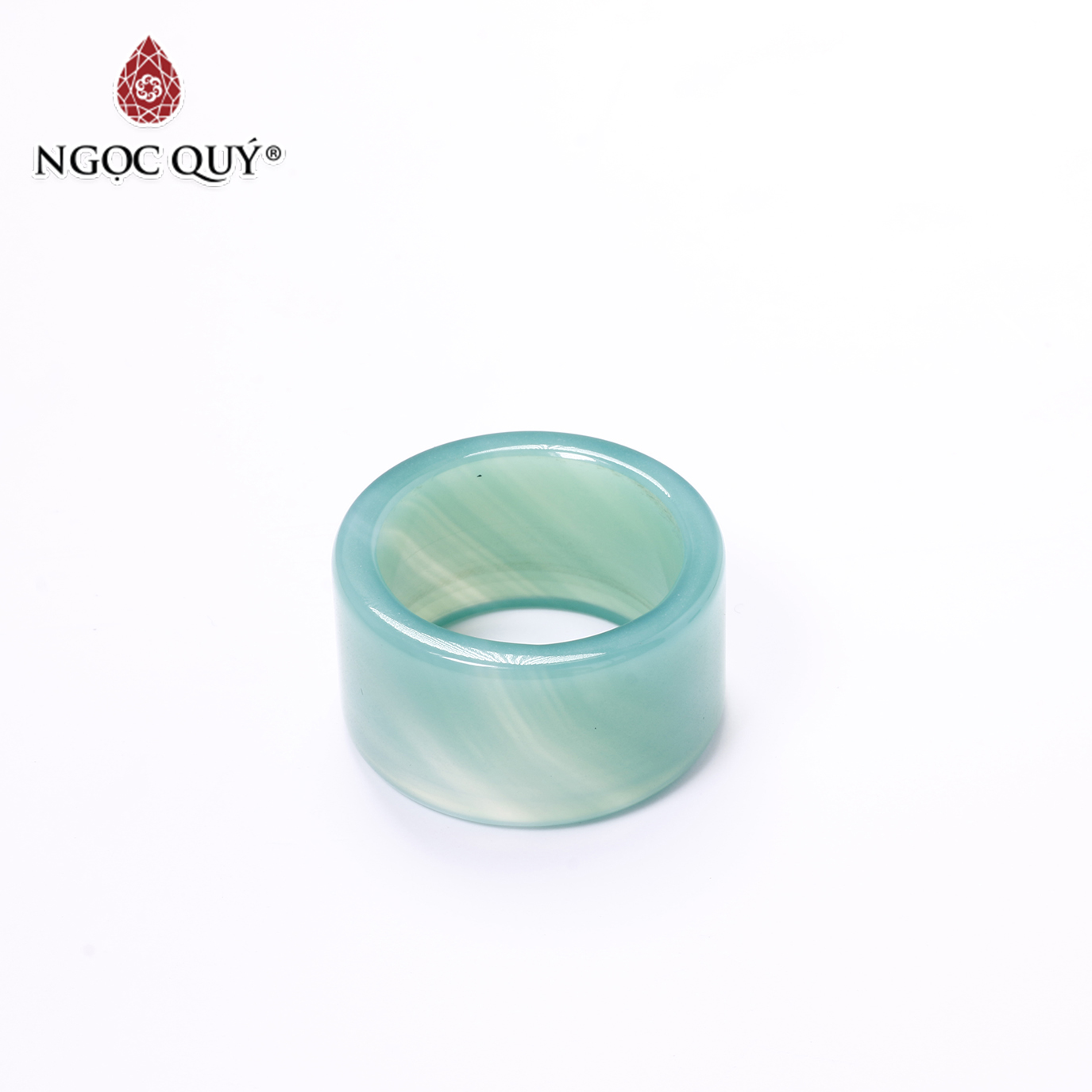 Nhẫn càng long đá mã não ni 18,19 - Ngọc Quý Gemstones