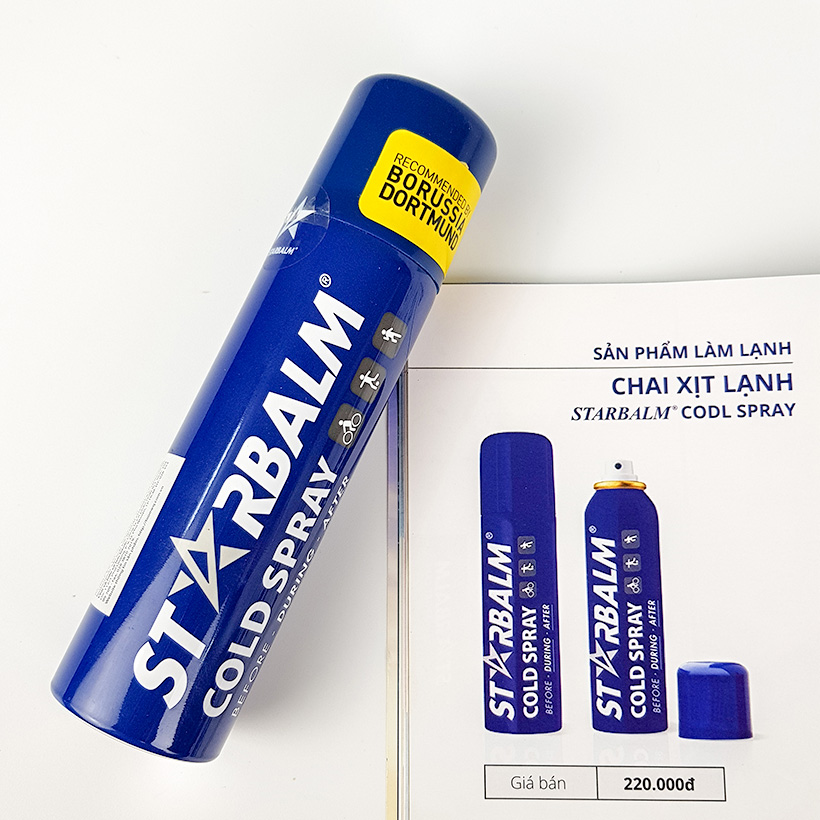 Chai xịt lạnh giảm đau sau chấn thương STARBALM SCS150