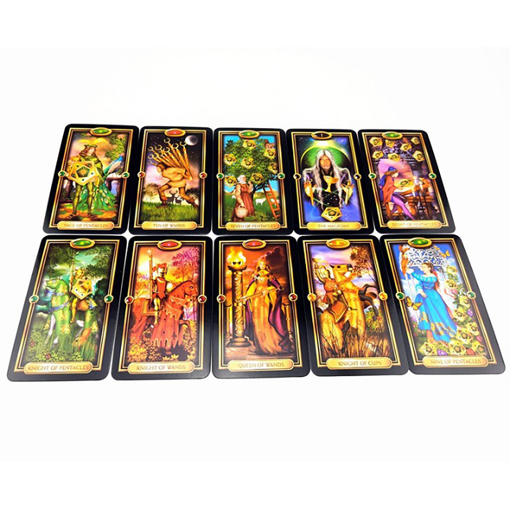 Bộ Bài Tarot Guidance Of Fate Easy Gilded Tarot Đá Thanh Tẩy