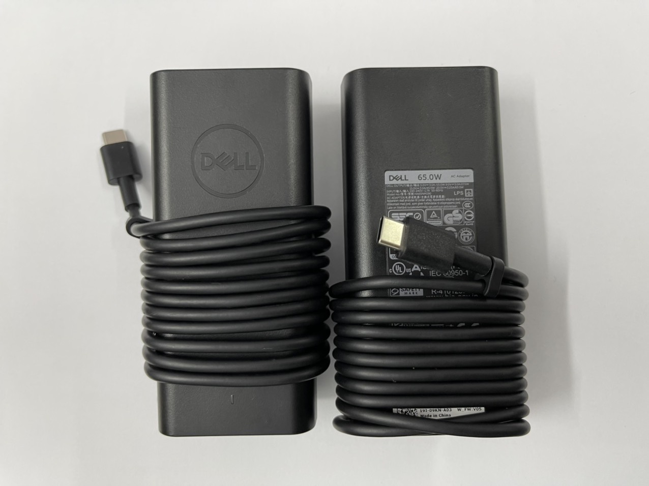 Sạc dành cho Laptop Dell XPS 13 9370, 9380 Adapter 19.5V-3.34A Type-C hàng nhập khẩu.