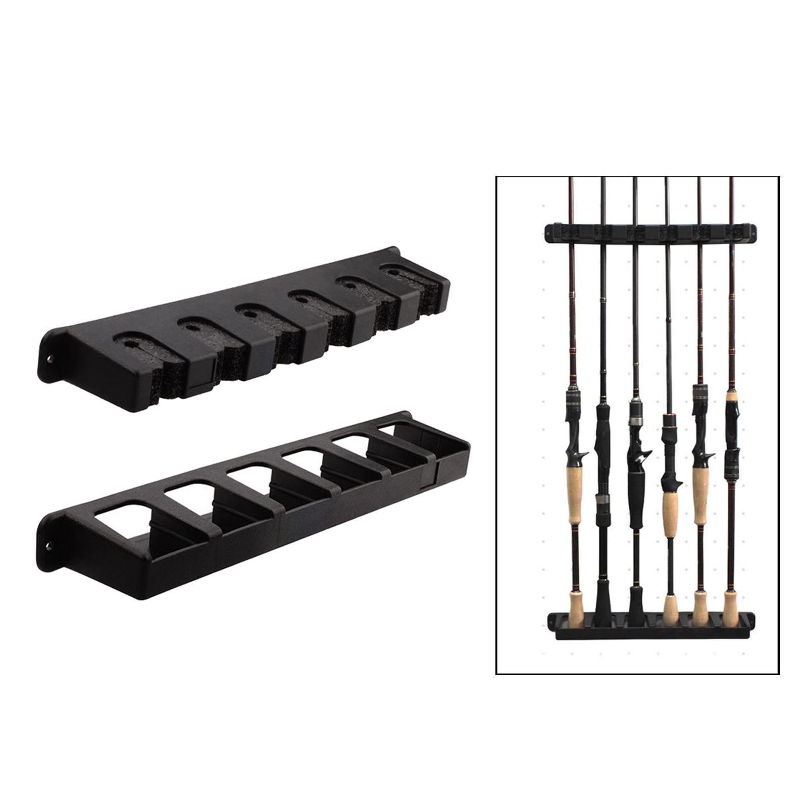 Rod 6 Rack Fishing Gear Rod Storage Stand Holder