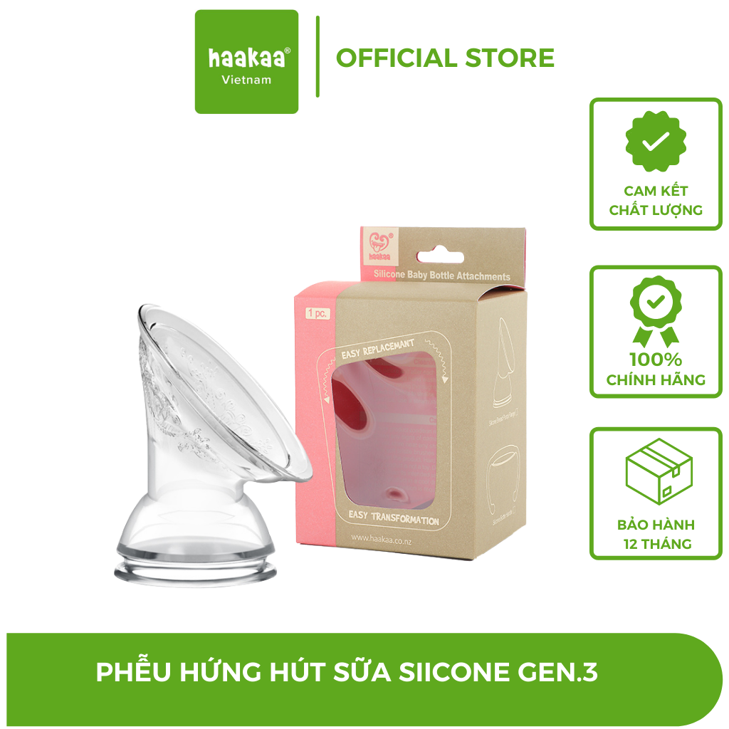 Phễu hứng sữa silicone Gen3 Haakaa