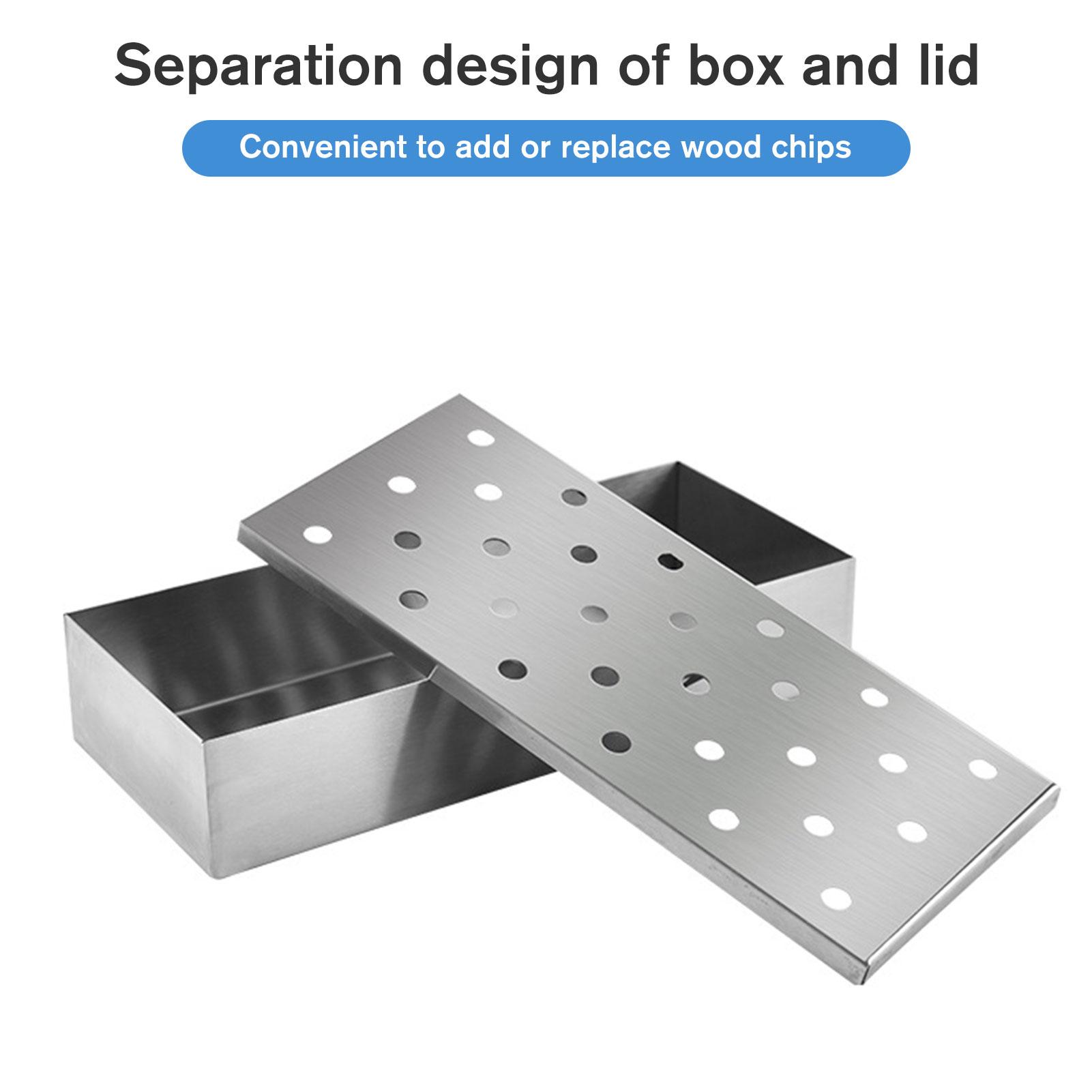 Máy Phát Điện Hộp Nướng BBQ Ngoài Trời Bằng Inox Cho Dăm Gỗ, Hộp Hút Thuốc Thịt Nướng