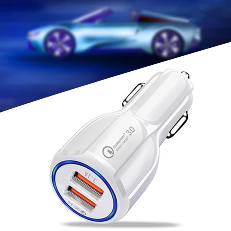 Tẩu Sạc Nhanh 3.0 Hai Cổng USB QC 3.0 Cho Xe Hơi