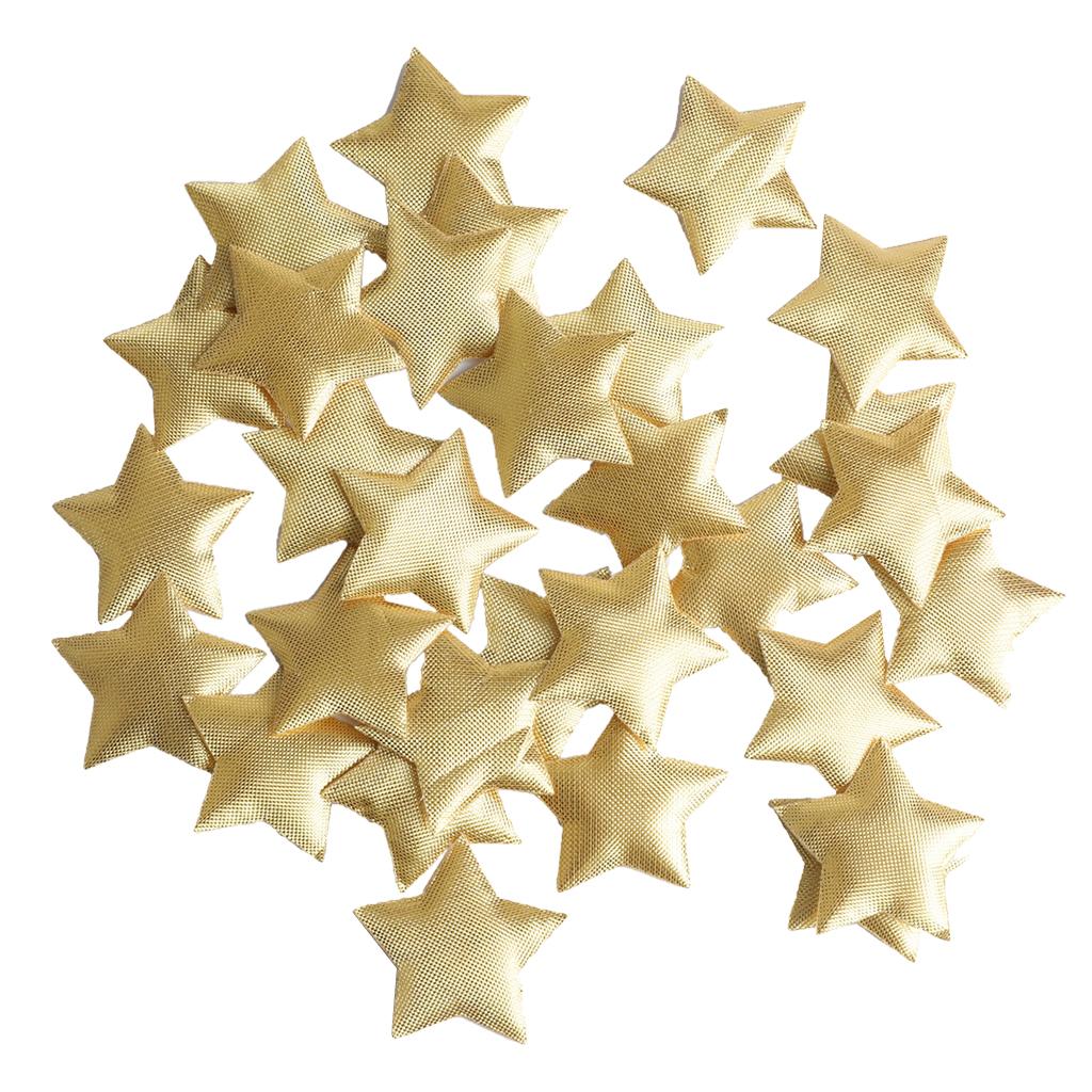 100PCS GOLDEN GLITTER STAR CONFETTI SPRINKLE HANGING CEILING WEDDING DECOR