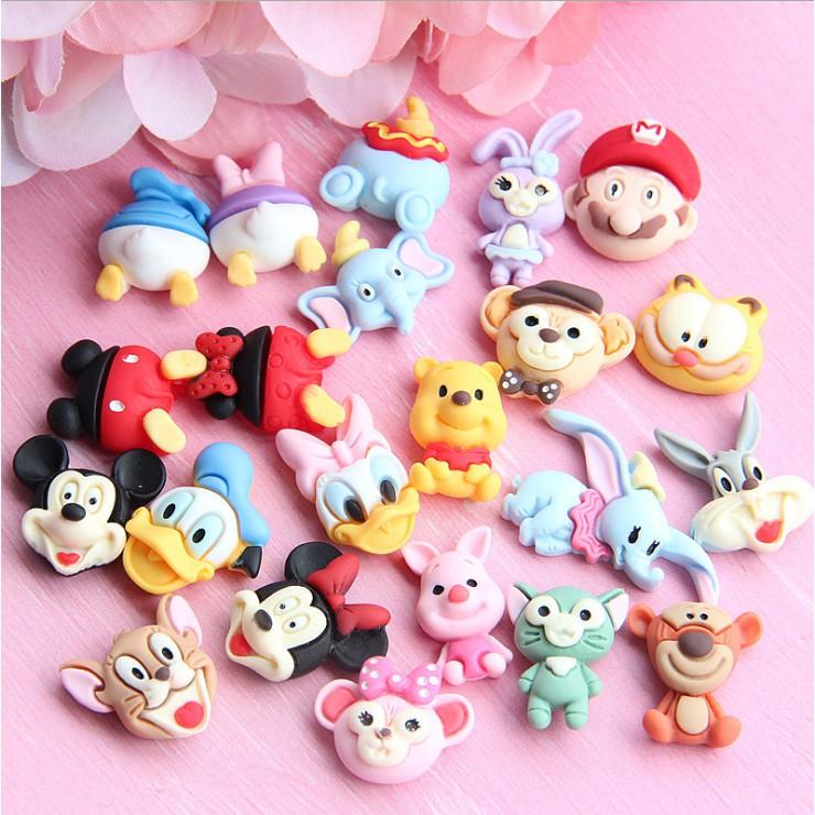 *HN* Charm các nhân vật Cartoon Network trang trí vỏ điện thoại, kẹp tóc, ve áo, DIY