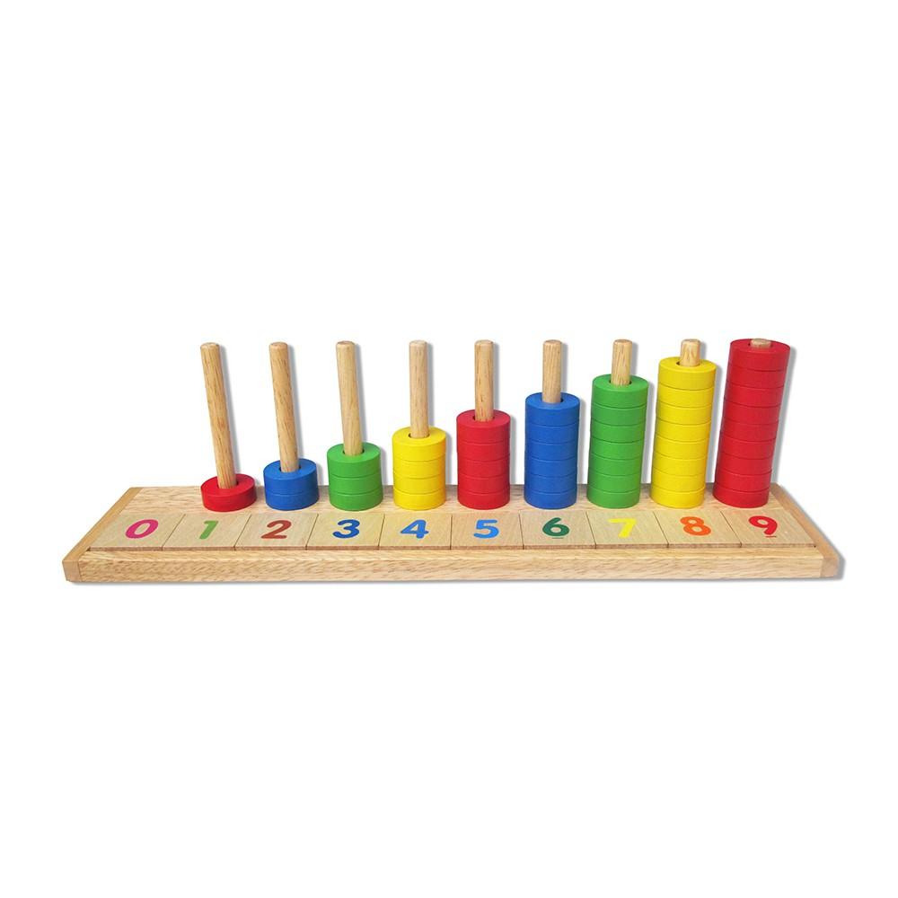 Hình ảnh Đồ chơi gỗ Học đếm bậc thang | Winwintoys 63112 | Phân biệt màu sắc và tập đếm cơ bản | Đạt tiêu chuẩn CE và TCVN