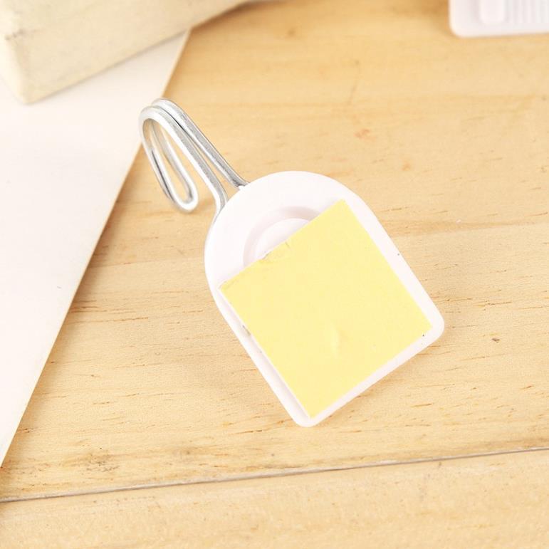 Bộ 6 Móc Dán Tường HOOK, Móc Nhựa Treo Đồ Dính Tường