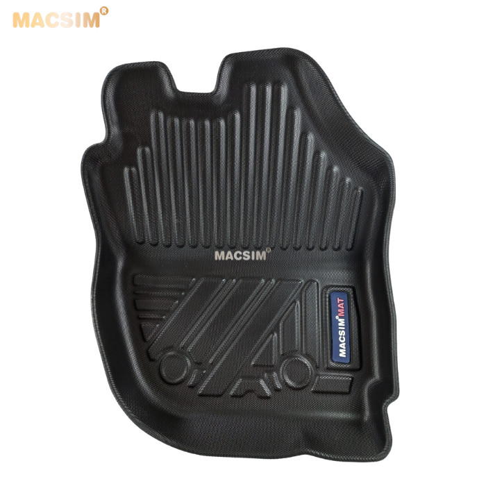 Thảm lót sàn xe ô tô Honda HRV 2019 -2022 Nhãn hiệu Macsim chất liệu nhựa TPV cao cấp màu đen