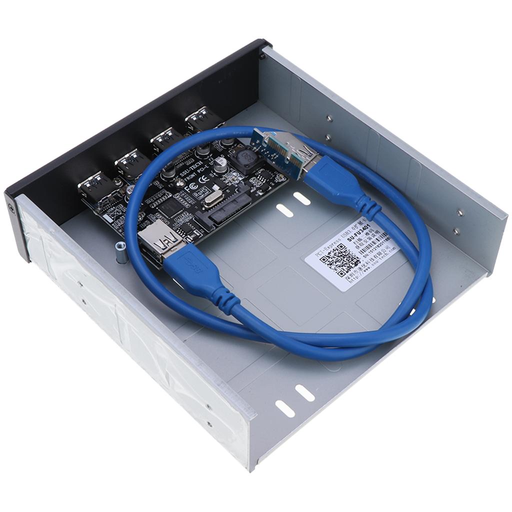 4 Port PCI-e to USB 3.0 HUB PCI Expansion Card for Windows XP/7/8/10