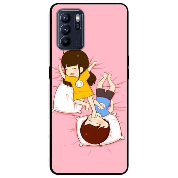 Ốp lưng dành cho Oppo Reno 6 - Reno 6 Z mẫu Couple Ngủ