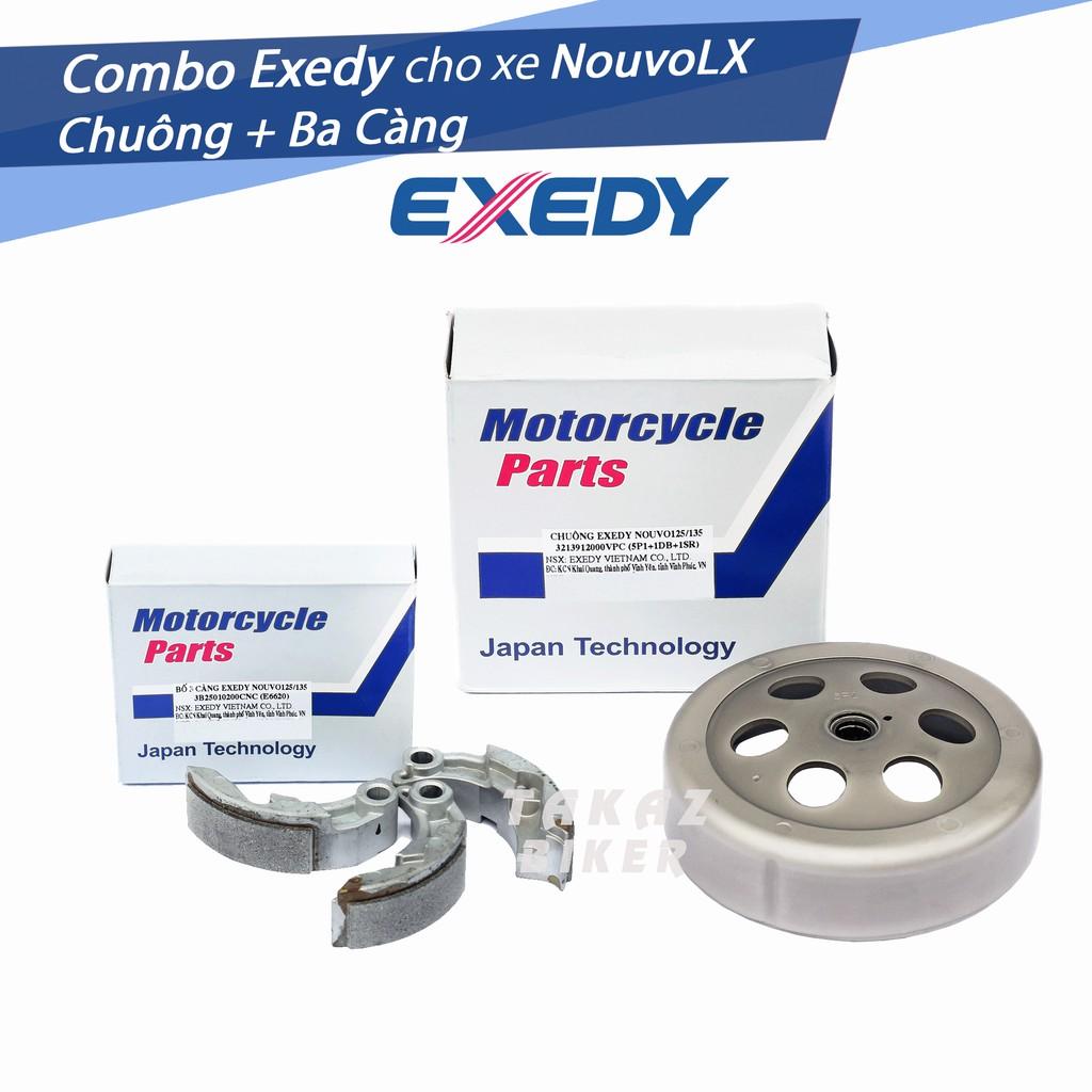 A7 Bộ nồi sau Exedy dùng cho xe Nouvo 4 - 5 Hãng EXEDY Mã 5P1