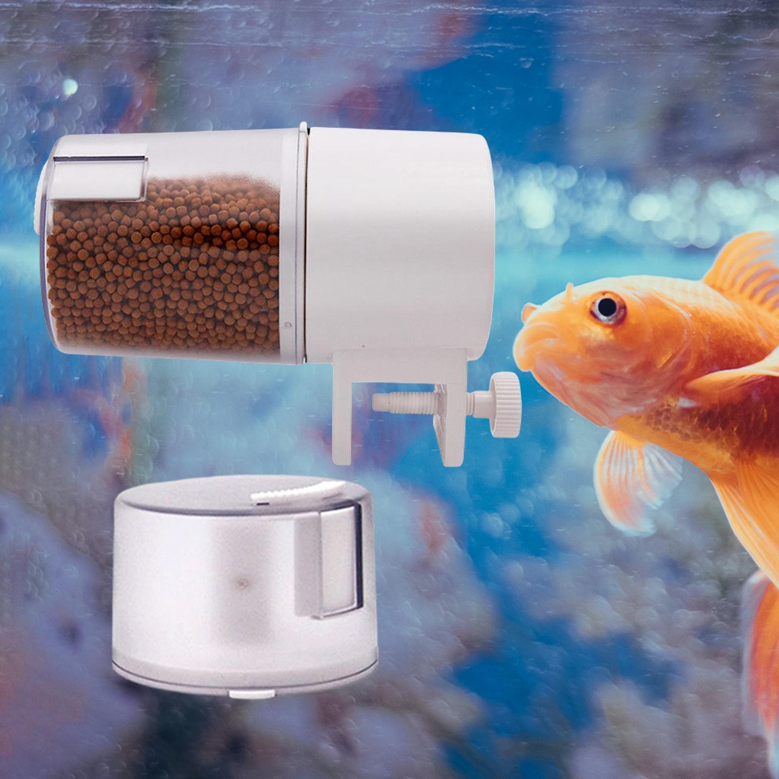 Auto Automatic Fish Feeder Aquarium Holiday Feeding Vacation Timer Food Pond