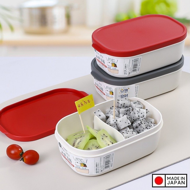 Hộp cơm trưa có vách chia ngăn Nakaya 650ml - Hàng nội địa Nhật Bản nhập khẩu chính hãng