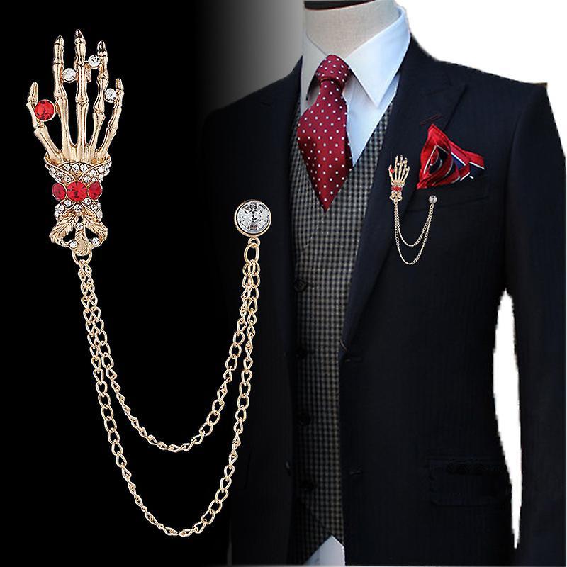 Halloween trâm cài bộ xương độc đáo trang trí cho bữa tiệc Halloween
