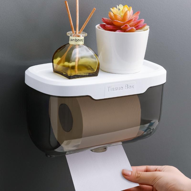 Hộp đựng giấy vệ sinh dán tường tiện lợi