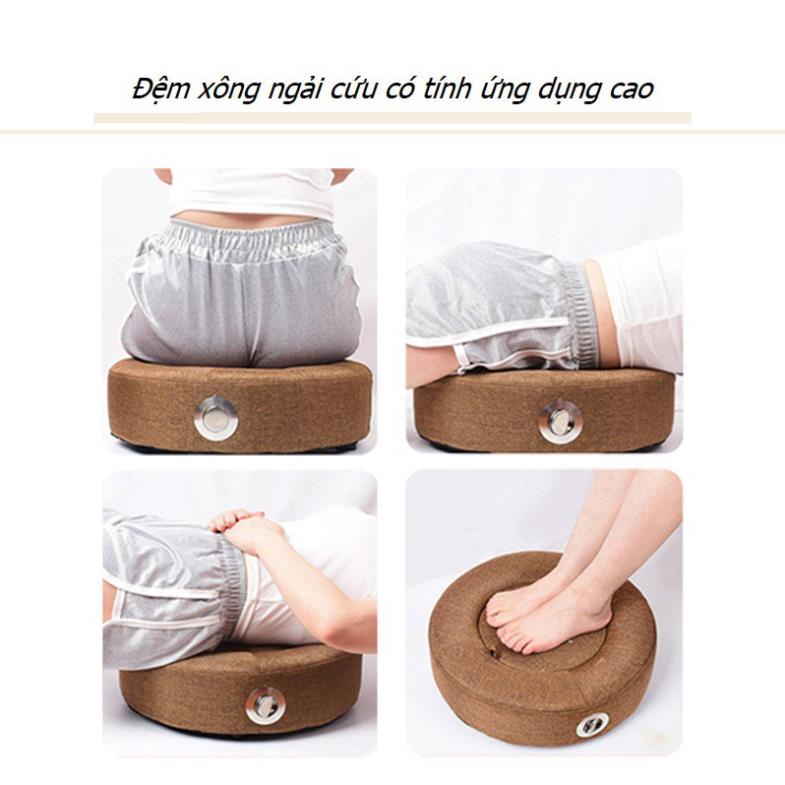 Đệm xông ngải cứu điều chỉnh nhiệt độ.Đệm xông cứu ngải, đệm ngồi ngải cứu
