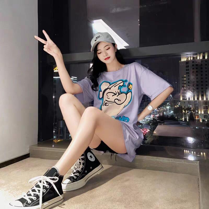 Áo thun nam nữ vải thun cotton mềm mịn thấm hút mồ hôi form 75kg