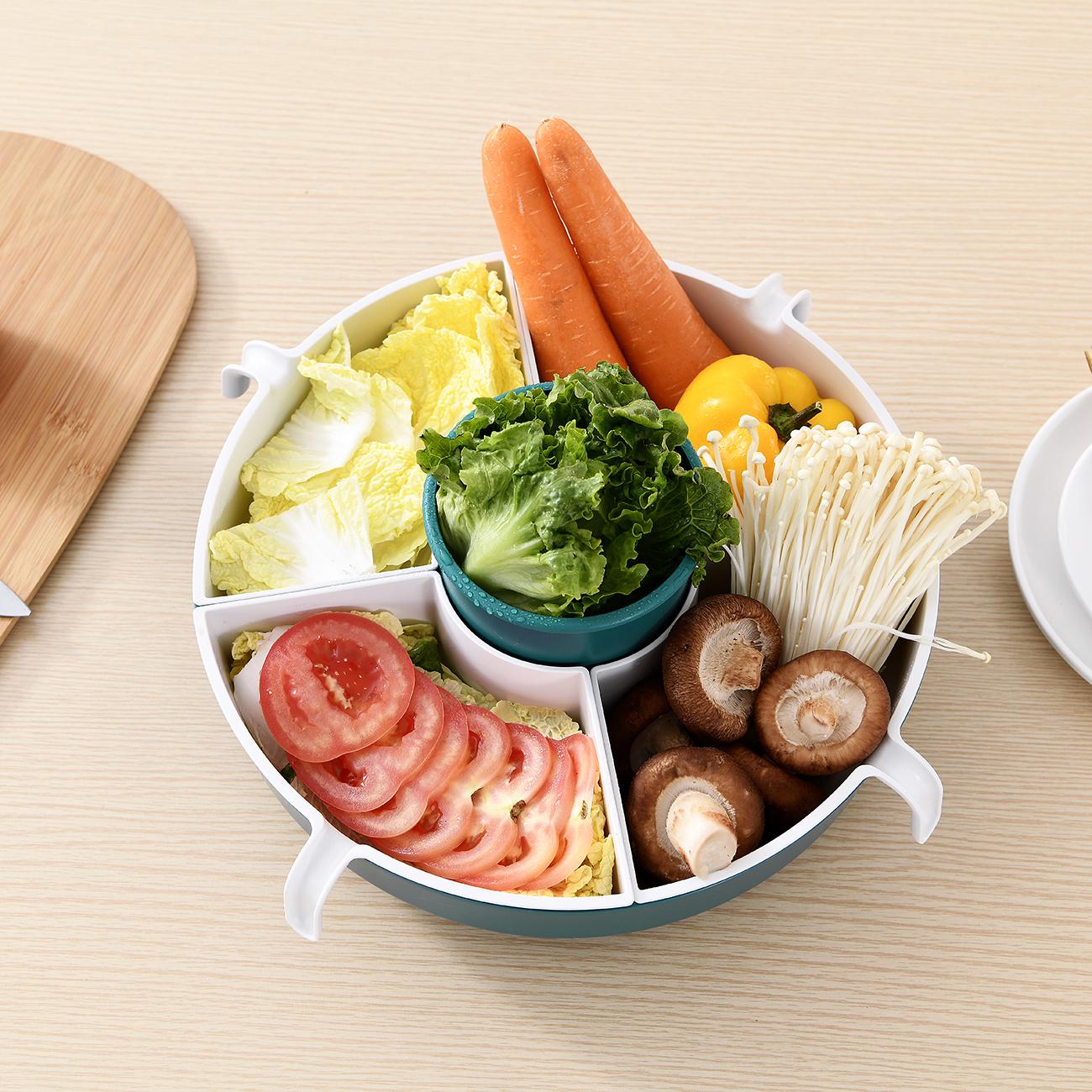 Rổ Rửa Rau Củ Quả 2 Tầng Tiện Lợi